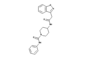 4-[(2-indoxazen-3-ylacetyl)amino]-N-phenyl-piperidine-1-carboxamide