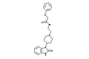 Image of N-[2-[4-(2-keto-3H-benzimidazol-1-yl)piperidino]ethyl]-2-(phenylthio)acetamide