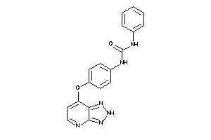 Image of 1-phenyl-3-[4-(2H-triazolo[4,5-b]pyridin-7-yloxy)phenyl]urea