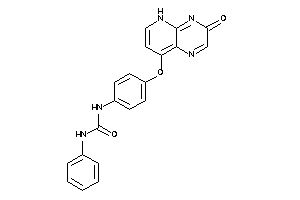 1-[4-[(3-keto-5H-pyrido[2,3-b]pyrazin-8-yl)oxy]phenyl]-3-phenyl-urea