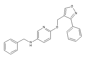Image of Benzyl-[6-[(3-phenylisoxazol-4-yl)methoxy]-3-pyridyl]amine