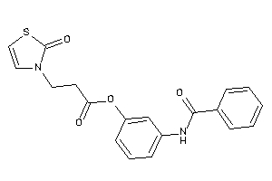 3-(2-keto-4-thiazolin-3-yl)propionic Acid (3-benzamidophenyl) Ester