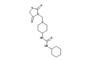 1-cyclohexyl-3-[1-[(2,4-diketothiazolidin-3-yl)methyl]-4-piperidyl]urea