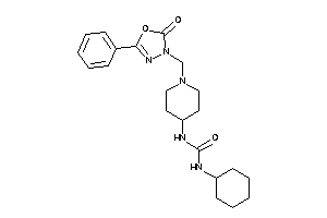 1-cyclohexyl-3-[1-[(2-keto-5-phenyl-1,3,4-oxadiazol-3-yl)methyl]-4-piperidyl]urea