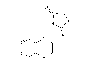3-(3,4-dihydro-2H-quinolin-1-ylmethyl)thiazolidine-2,4-quinone