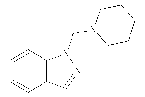 1-(piperidinomethyl)indazole