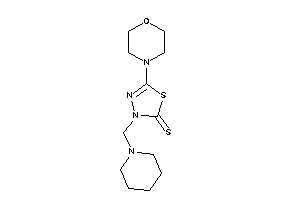 5-morpholino-3-(piperidinomethyl)-1,3,4-thiadiazole-2-thione