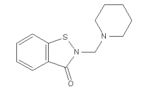 Image of 2-(piperidinomethyl)-1,2-benzothiazol-3-one