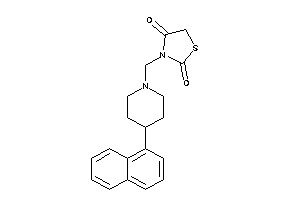 3-[[4-(1-naphthyl)piperidino]methyl]thiazolidine-2,4-quinone