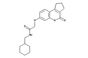 N-(cyclohexylmethyl)-2-[(4-keto-2,3-dihydro-1H-cyclopenta[c]chromen-7-yl)oxy]acetamide