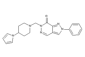 2-phenyl-6-[(4-pyrrol-1-ylpiperidino)methyl]pyrazolo[3,4-d]pyridazin-7-one