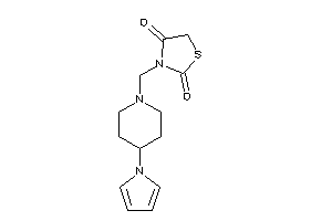 3-[(4-pyrrol-1-ylpiperidino)methyl]thiazolidine-2,4-quinone