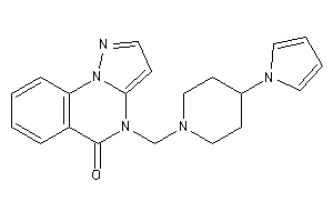4-[(4-pyrrol-1-ylpiperidino)methyl]pyrazolo[1,5-a]quinazolin-5-one