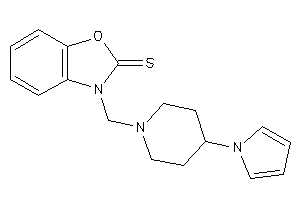 3-[(4-pyrrol-1-ylpiperidino)methyl]-1,3-benzoxazole-2-thione