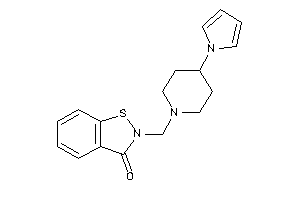 2-[(4-pyrrol-1-ylpiperidino)methyl]-1,2-benzothiazol-3-one