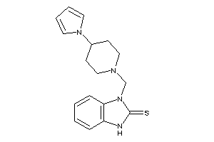 3-[(4-pyrrol-1-ylpiperidino)methyl]-1H-benzimidazole-2-thione