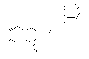 2-[(benzylamino)methyl]-1,2-benzothiazol-3-one