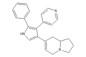 7-[5-phenyl-4-(4-pyridyl)-1H-pyrrol-3-yl]-1,2,3,5,8,8a-hexahydroindolizine