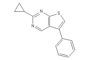 2-cyclopropyl-5-phenyl-thieno[2,3-d]pyrimidine