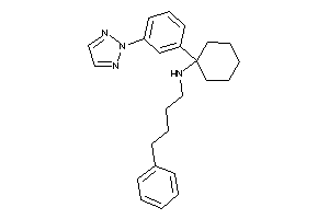 4-phenylbutyl-[1-[3-(triazol-2-yl)phenyl]cyclohexyl]amine