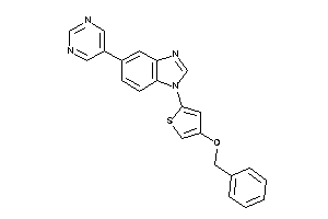 Image of 1-(4-benzoxy-2-thienyl)-5-(5-pyrimidyl)benzimidazole
