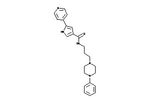 N-[3-(4-phenylpiperazino)propyl]-5-(4-pyridyl)-1H-pyrrole-3-carboxamide