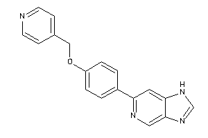 6-[4-(4-pyridylmethoxy)phenyl]-1H-imidazo[4,5-c]pyridine