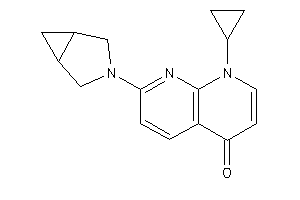 7-(3-azabicyclo[3.1.0]hexan-3-yl)-1-cyclopropyl-1,8-naphthyridin-4-one