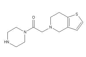 2-(6,7-dihydro-4H-thieno[3,2-c]pyridin-5-yl)-1-piperazino-ethanone