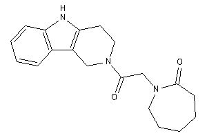 1-[2-keto-2-(1,3,4,5-tetrahydropyrido[4,3-b]indol-2-yl)ethyl]azepan-2-one