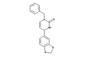 6-(1,3-benzodioxol-5-yl)-3-benzyl-1,6-dihydropyrimidin-2-one