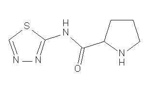 N-(1,3,4-thiadiazol-2-yl)pyrrolidine-2-carboxamide