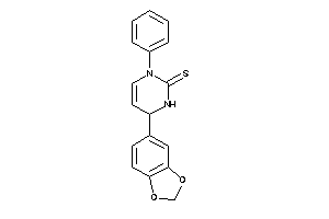 6-(1,3-benzodioxol-5-yl)-3-phenyl-1,6-dihydropyrimidine-2-thione