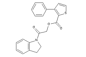 3-phenylthiophene-2-carboxylic Acid (2-indolin-1-yl-2-keto-ethyl) Ester