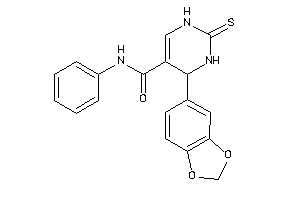 4-(1,3-benzodioxol-5-yl)-N-phenyl-2-thioxo-3,4-dihydro-1H-pyrimidine-5-carboxamide