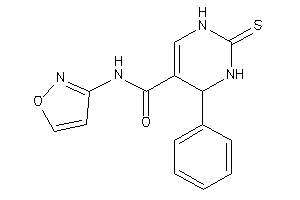 N-isoxazol-3-yl-4-phenyl-2-thioxo-3,4-dihydro-1H-pyrimidine-5-carboxamide