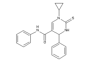 3-cyclopropyl-N,6-diphenyl-2-thioxo-1,6-dihydropyrimidine-5-carboxamide