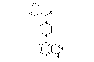 Phenyl-[4-(1H-pyrazolo[3,4-d]pyrimidin-4-yl)piperazino]methanone