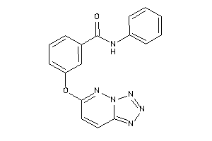 N-phenyl-3-(tetrazolo[5,1-f]pyridazin-6-yloxy)benzamide