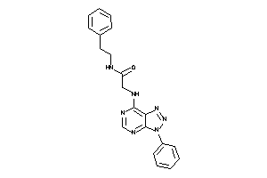 N-phenethyl-2-[(3-phenyltriazolo[4,5-d]pyrimidin-7-yl)amino]acetamide