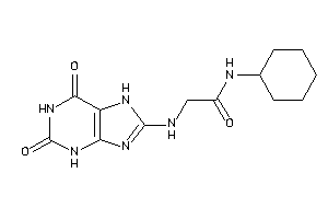 N-cyclohexyl-2-[(2,6-diketo-3,7-dihydropurin-8-yl)amino]acetamide