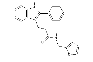 N-(2-furfuryl)-3-(2-phenyl-1H-indol-3-yl)propionamide