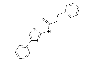 3-phenyl-N-(4-phenylthiazol-2-yl)propionamide