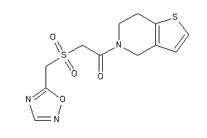 1-(6,7-dihydro-4H-thieno[3,2-c]pyridin-5-yl)-2-(1,2,4-oxadiazol-5-ylmethylsulfonyl)ethanone