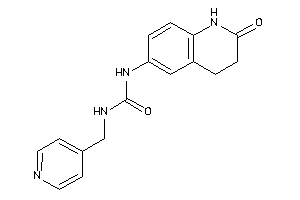 1-(2-keto-3,4-dihydro-1H-quinolin-6-yl)-3-(4-pyridylmethyl)urea