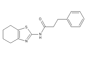 3-phenyl-N-(4,5,6,7-tetrahydro-1,3-benzothiazol-2-yl)propionamide