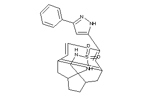 (3-phenyl-1H-pyrazol-5-yl)spiro[1,2,5-thiadiazolidine-3,3'-BLAH] 1,1-dioxide