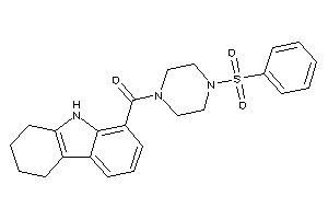 (4-besylpiperazino)-(6,7,8,9-tetrahydro-5H-carbazol-1-yl)methanone