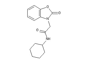 N-cyclohexyl-2-(2-keto-1,3-benzoxazol-3-yl)acetamide