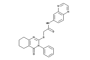 2-[(4-keto-3-phenyl-5,6,7,8-tetrahydroquinazolin-2-yl)thio]-N-quinoxalin-6-yl-acetamide